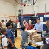 Kids receive free laptops from Syracuse Mayor Ben Walsh